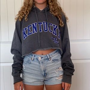 Kentucky Cropped Hoodie